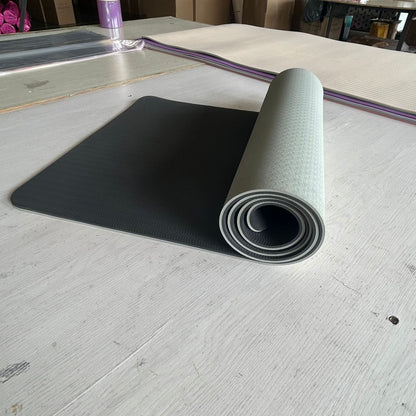 Premium TPE Yoga Mat - 183x61cm Double-Sided Non-Slip Exercise Mat for Yoga, Pilates & Home Workouts